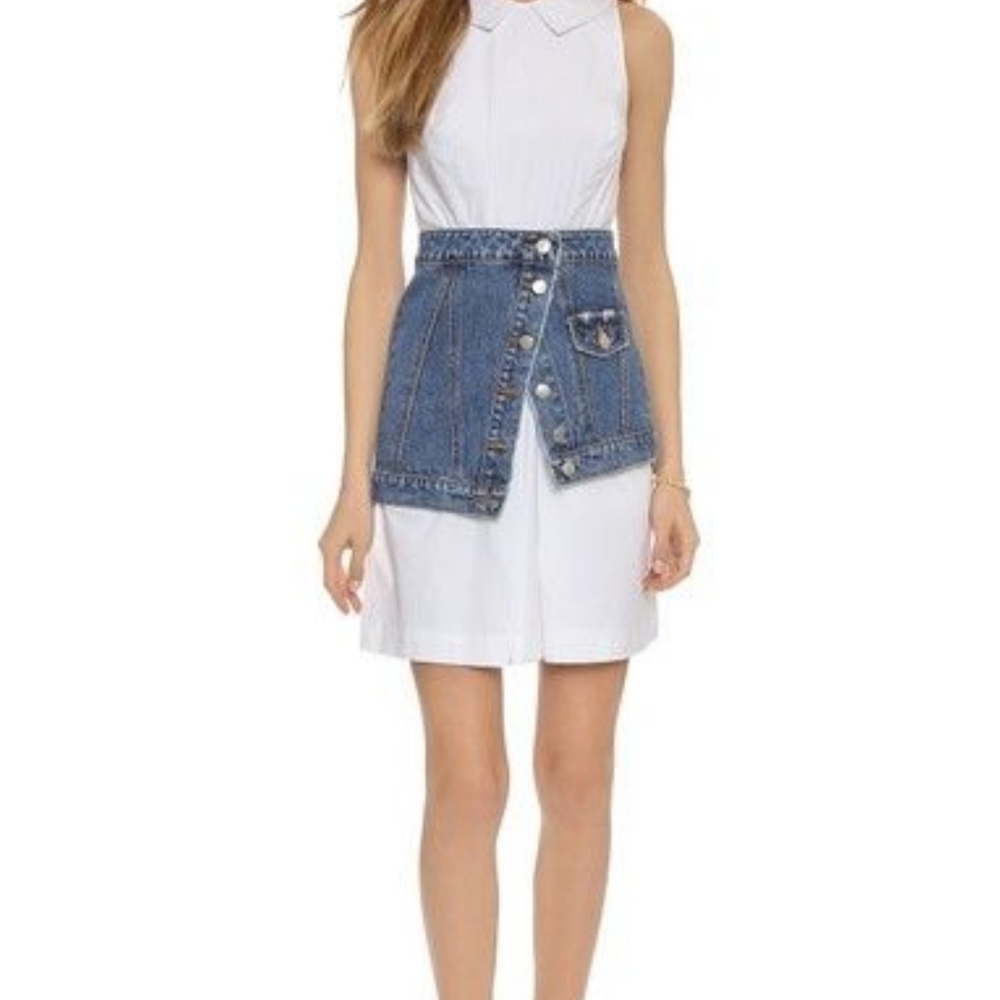SJYP Denim Skirt Belt Sz S
